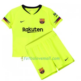 Levné FC Barcelona Dětské Venkovní Fotbalové dresy 2018-2019 Krátký Rukáv